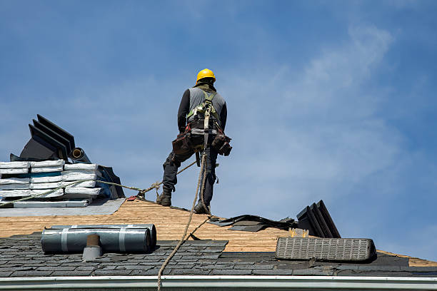 Professional Metal Roofing technician working in Hanover, WI